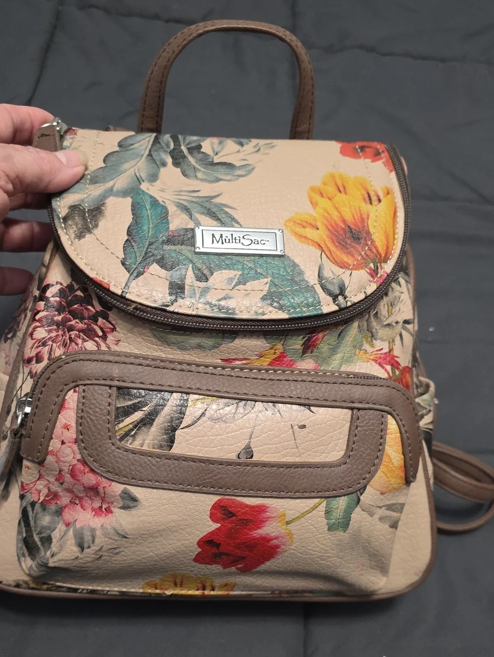 Multisac backpack floral